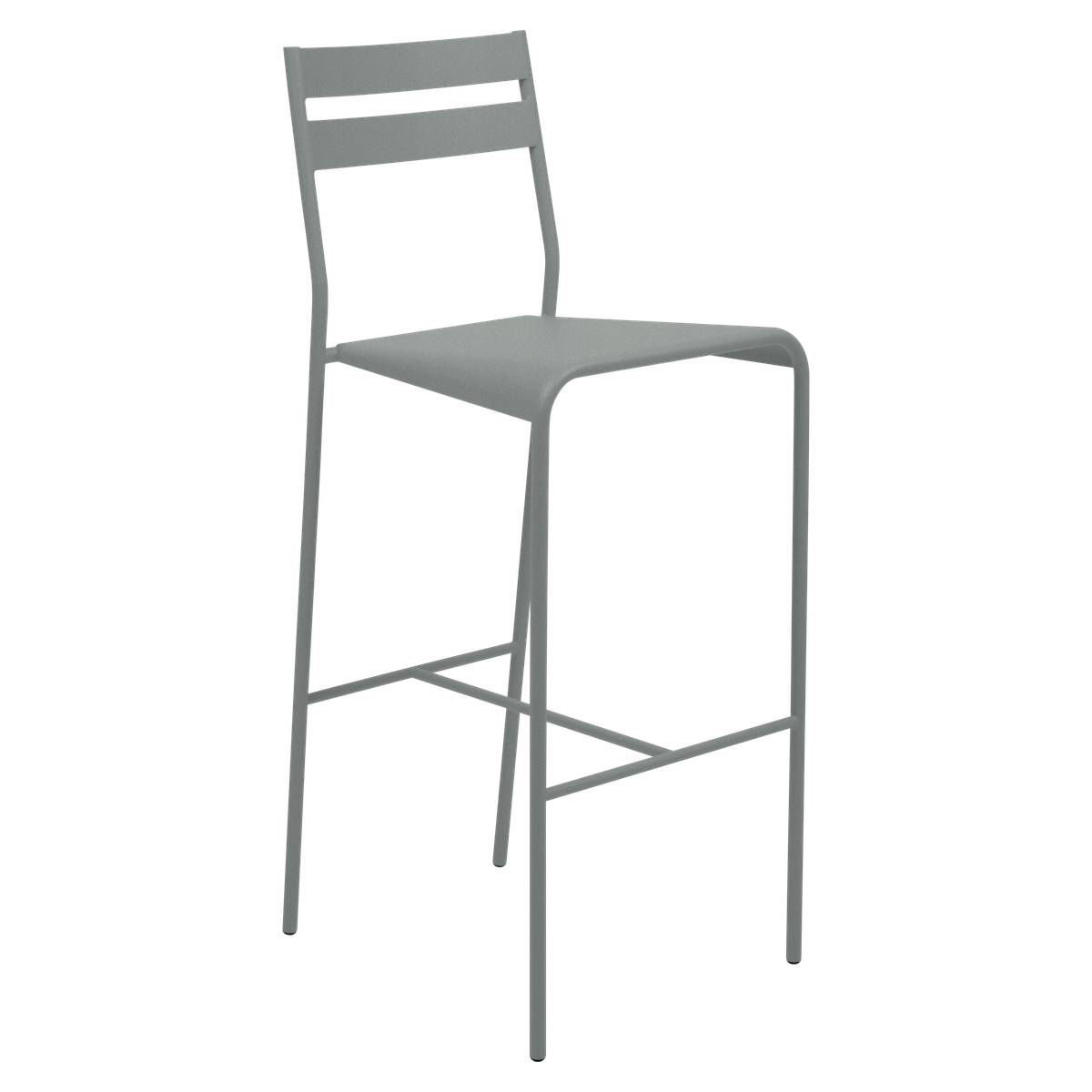 Chaise de bar FACTO Fermob gris lapilli 