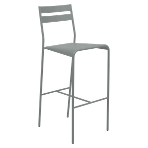 Chaise de bar FACTO Fermob gris lapilli 
