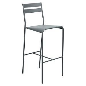 Chaise de bar FACTO Fermob gris orage