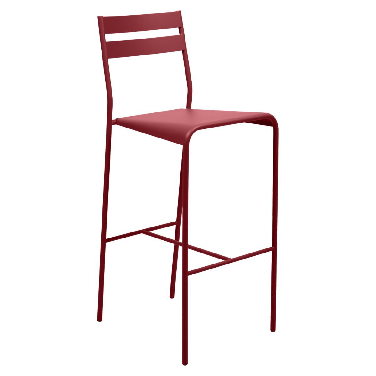 Chaise de bar FACTO Fermob piment