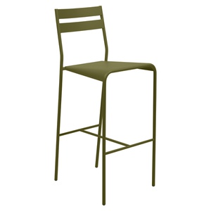 Chaise de bar FACTO Fermob vert pesto