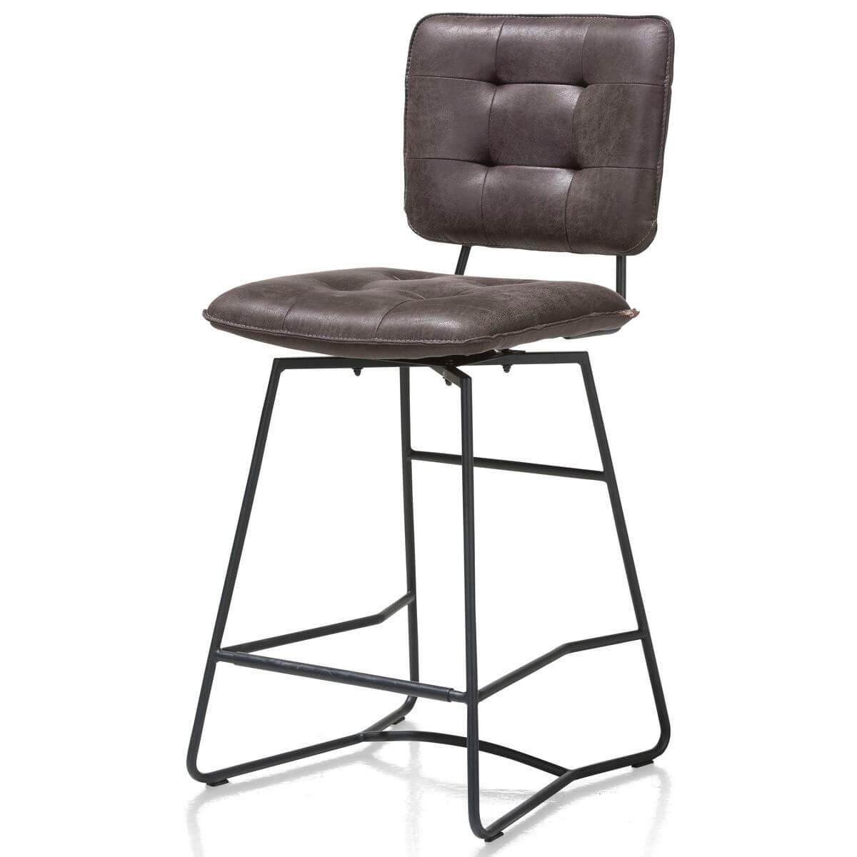 Chaise de bar JULIEN Henders & Hazel Anthracite 