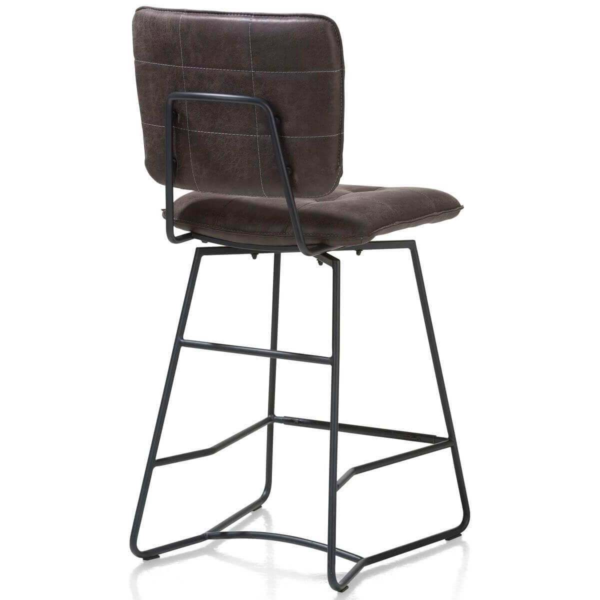 Chaise de bar JULIEN Henders & Hazel Anthracite 