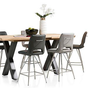Chaise de bar JULIEN Henders & Hazel Anthracite 