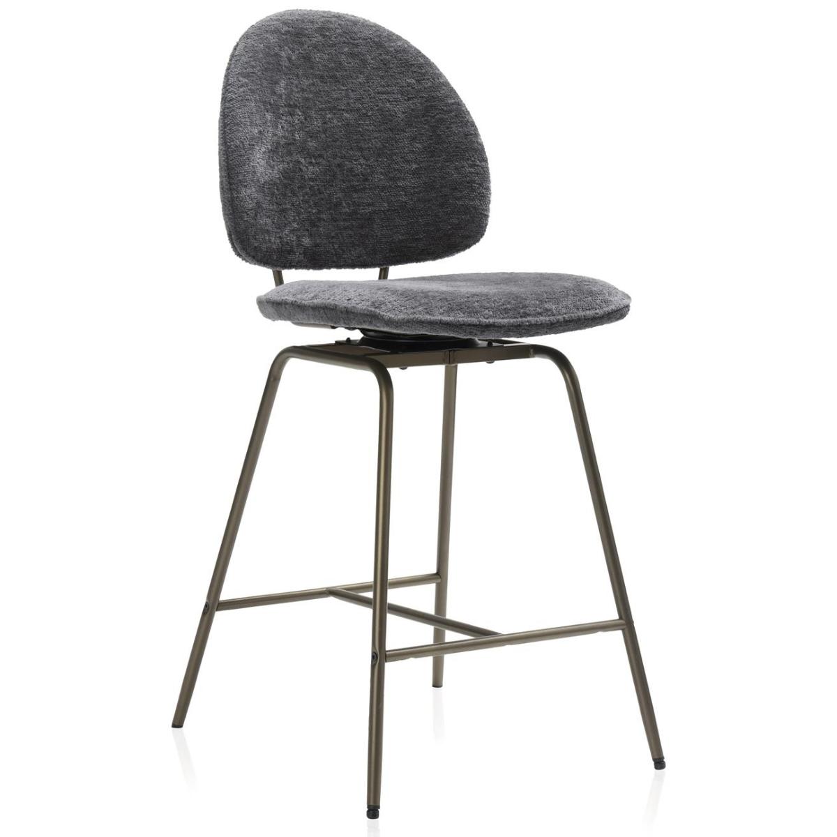 Chaise de bar KJEL Coco Maison anthracite