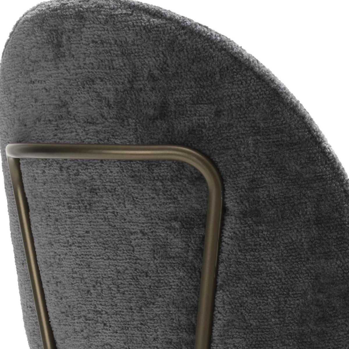 Chaise de bar KJEL Coco Maison anthracite