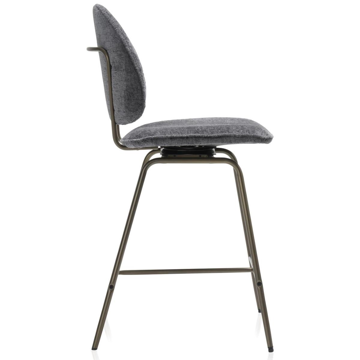 Chaise de bar KJEL Coco Maison anthracite