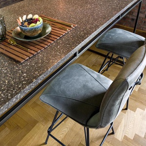 Chaise de bar MAC Xooon Gris clair