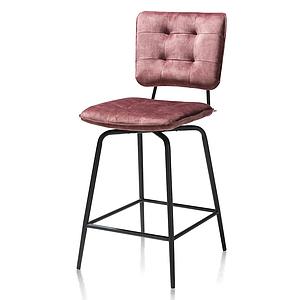 Chaise de bar MANOU Henders & Hazel bordeaux rouge