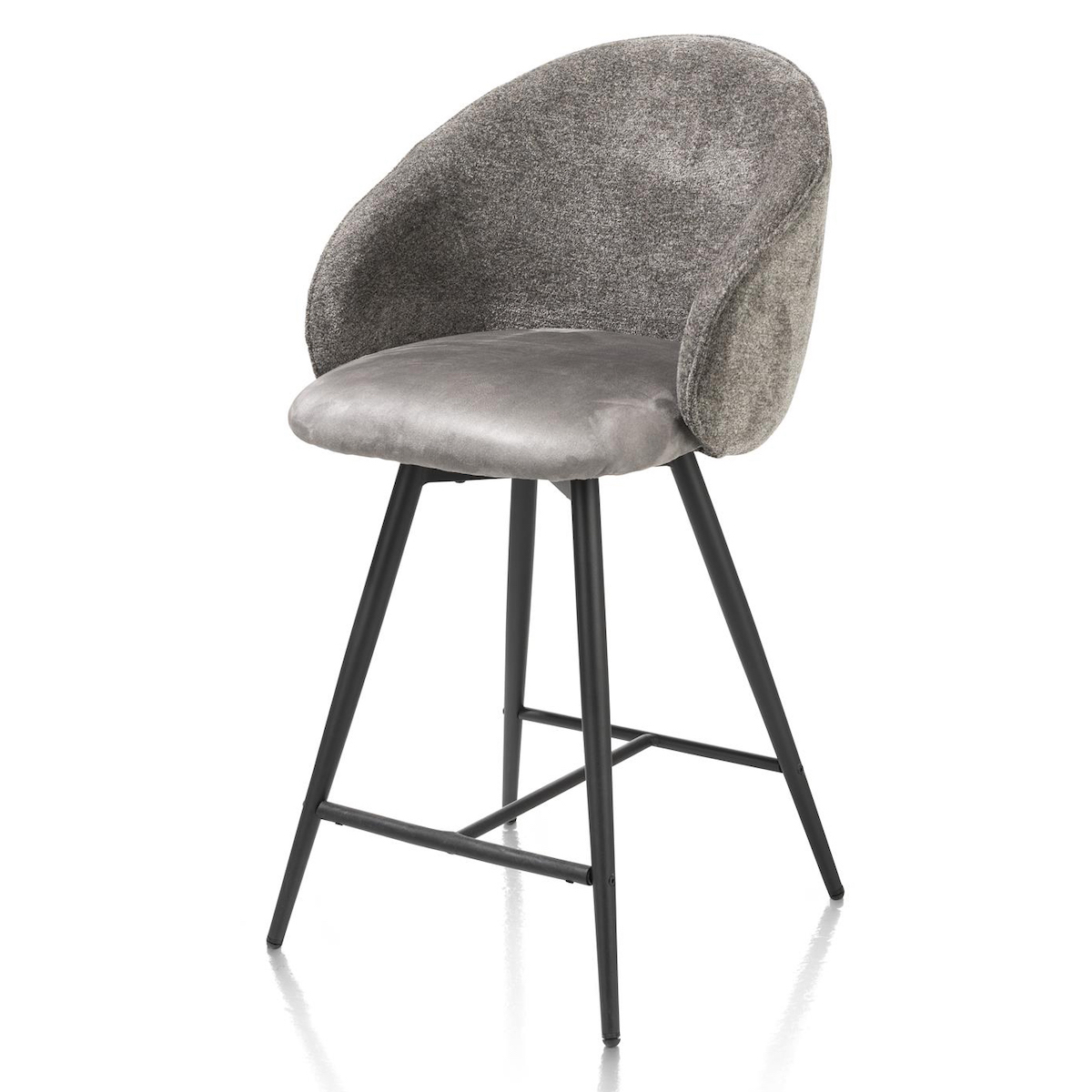 Chaise de bar OWEN Xooon Anthracite