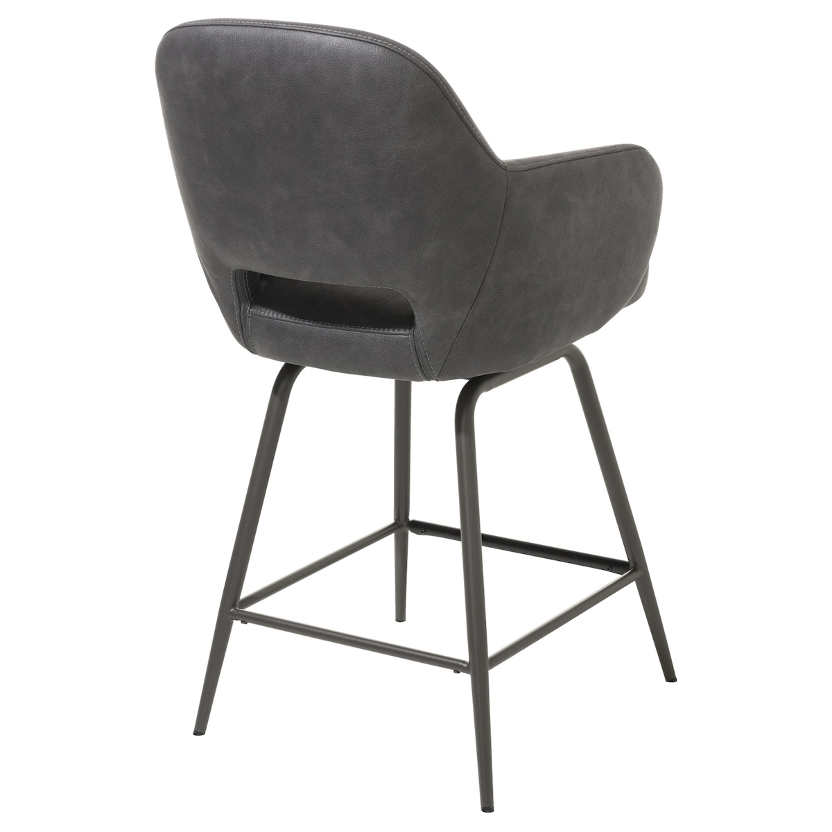 Chaise de bar pivotante NIKOLAS Henders & Hazel Anthracite