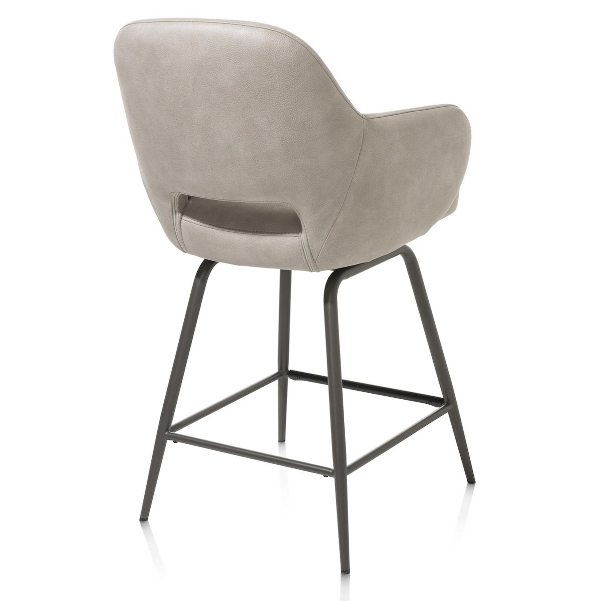 Chaise de bar pivotante NIKOLAS Henders & Hazel Gris clait