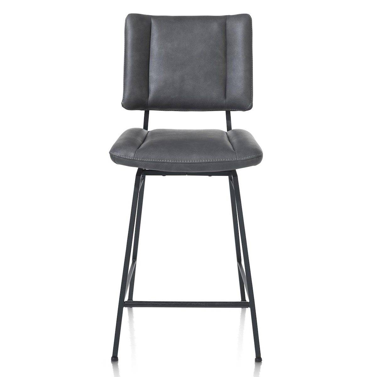 Chaise de bar TATUM XOOON Pala/ Anthracite, Pivotante 
