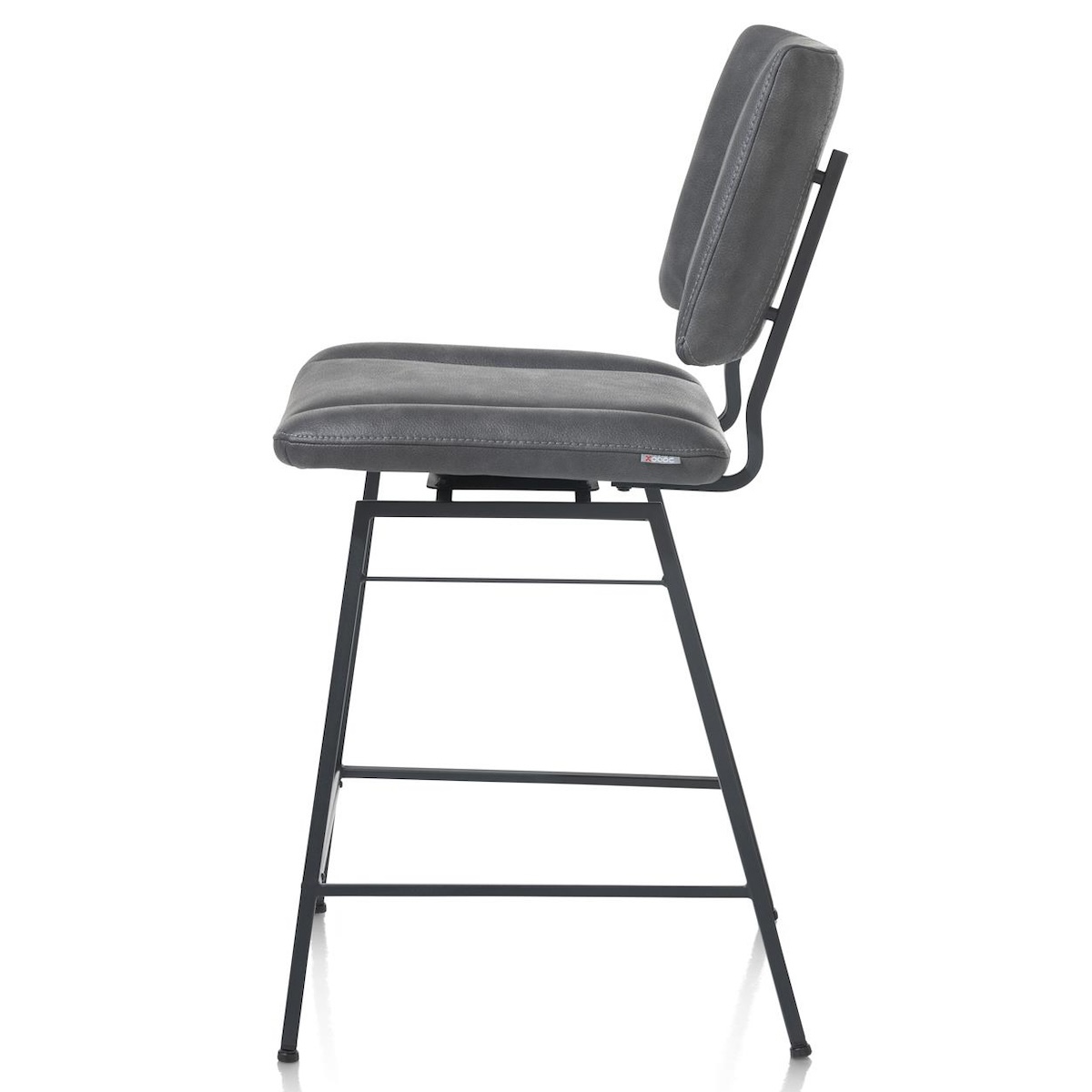 Chaise de bar TATUM XOOON Pala/ Anthracite, Pivotante 