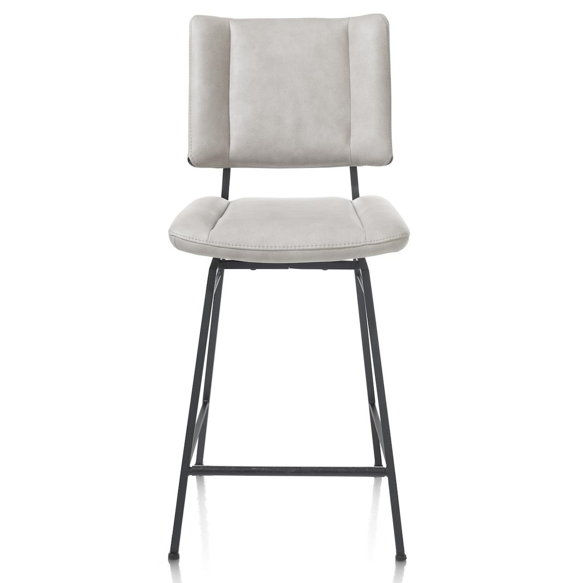 Chaise de bar TATUM XOOON Pala/ Gris Clair, Pivotante