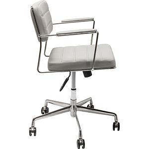 Chaise de bureau pivotante DOTTORE Kare Design gris