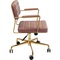 Chaise de bureau pivotante DOTTORE Kare Design marron