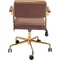 Chaise de bureau pivotante DOTTORE Kare Design marron