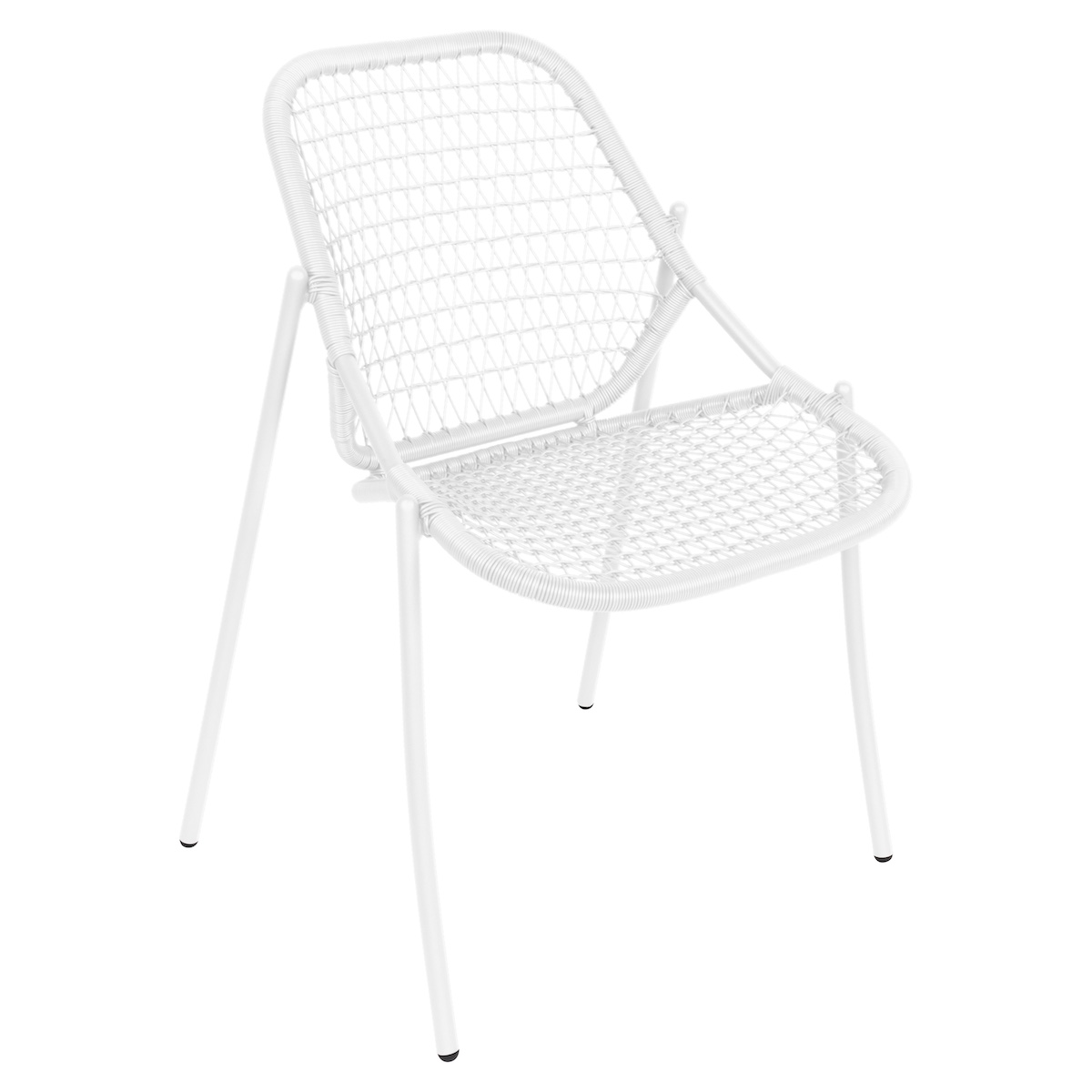 Chaise empilable SIXTIES Fermob blanc