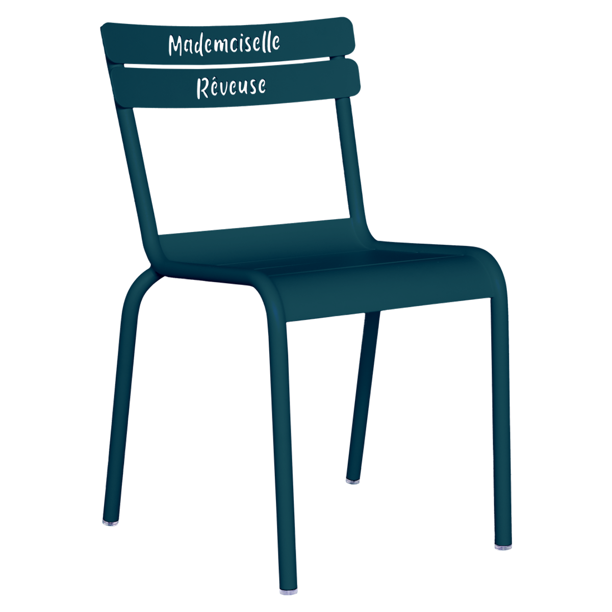 Chaise enfant Mademoiselle Rêveuse LUXEMBOURG KID Fermob bleu acapulco