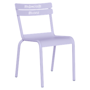 Chaise enfant Mademoiselle Rêveuse LUXEMBOURG KID Fermob guimauve