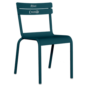 Chaise enfant Mini Canaille LUXEMBOURG KID Fermob bleu acapulco