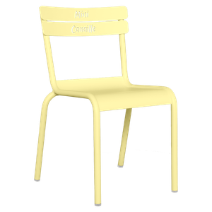 Chaise enfant Mini Canaille LUXEMBOURG KID Fermob citron givré