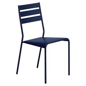 Chaise FACTO Fermob bleu abysse