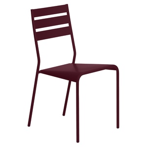 Chaise FACTO Fermob cerise noir