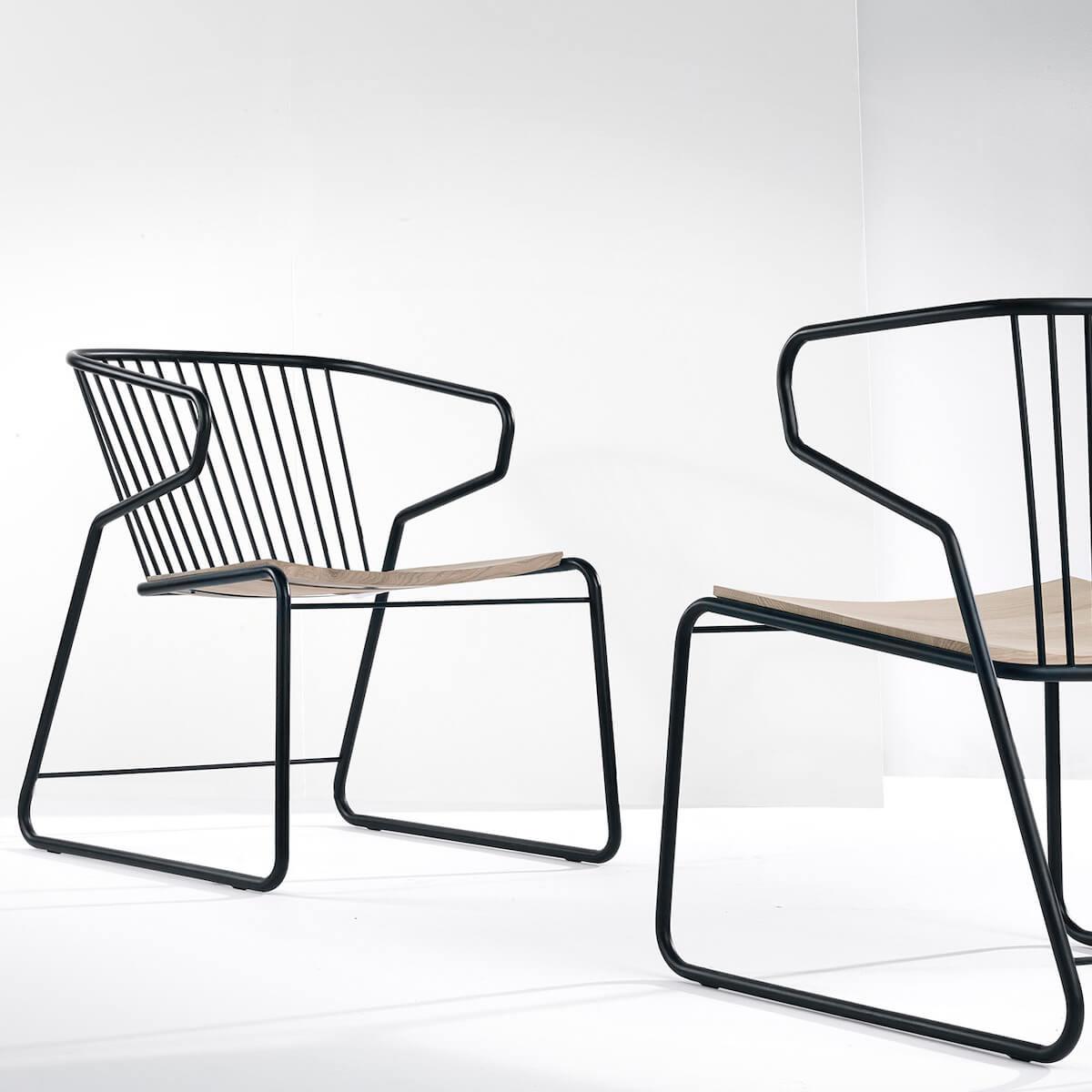 Chaise GABBIA Ethnicraft chêne noir