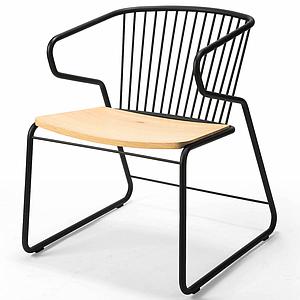 Chaise GABBIA Ethnicraft chêne noir