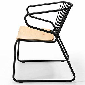 Chaise GABBIA Ethnicraft chêne noir