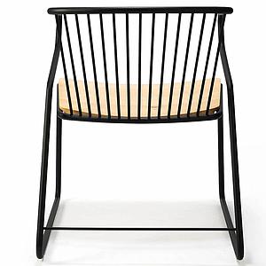 Chaise GABBIA Ethnicraft chêne noir