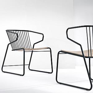 Chaise GABBIA Ethnicraft chêne noir