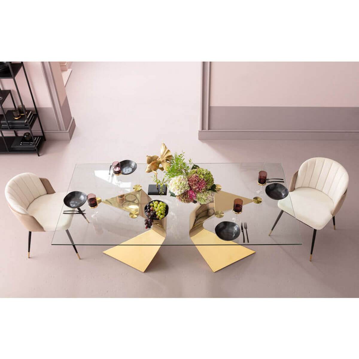Chaise HOJAS Kare Design beige