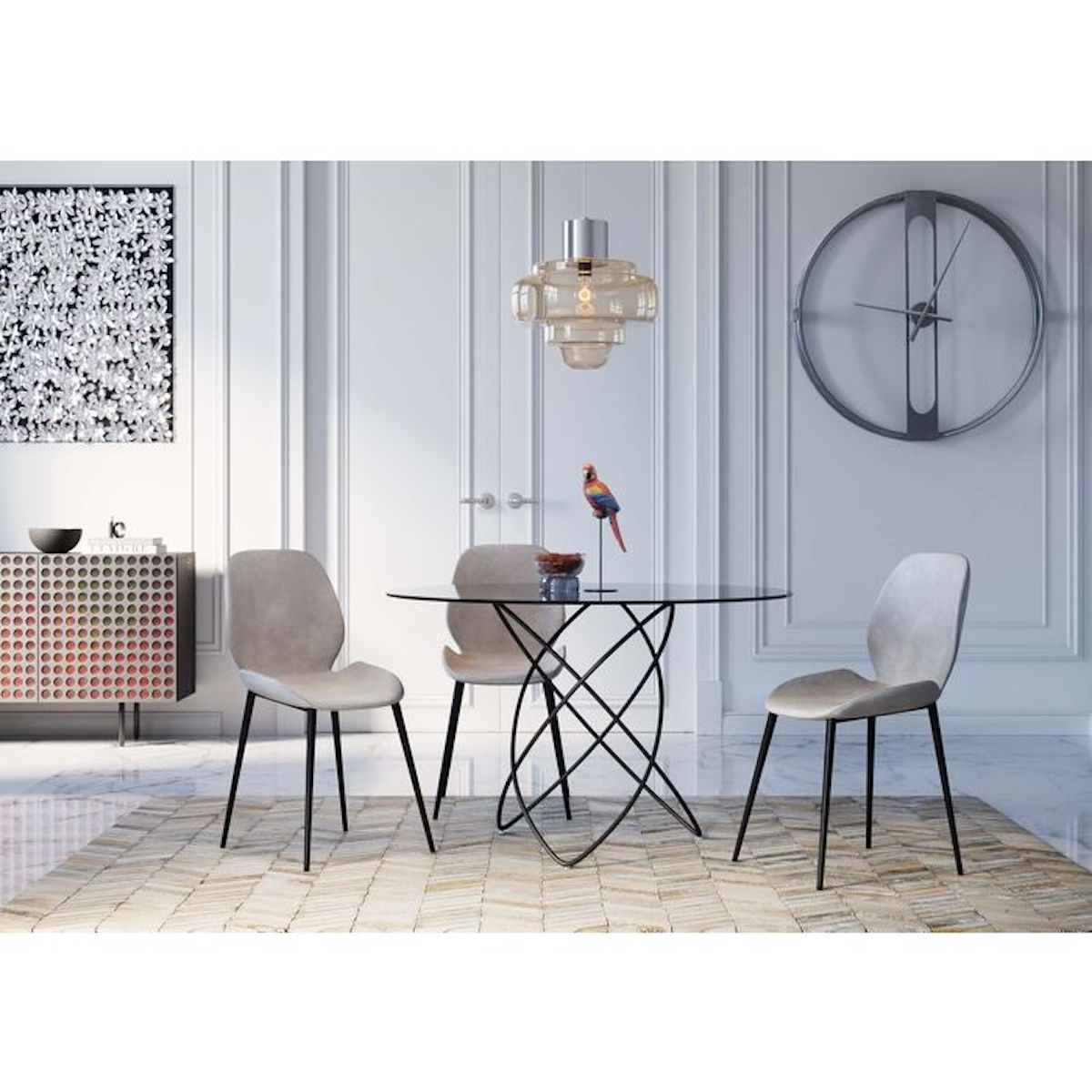 Chaise HONEY MOON Kare Design Grey