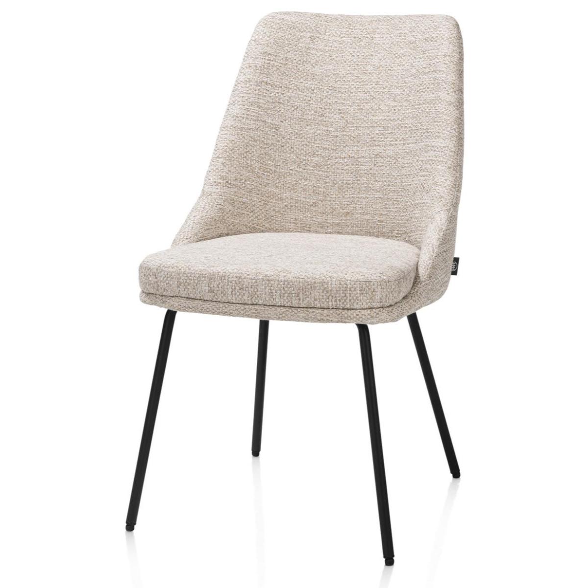 Chaise ISAAC Henders & Hazel Tissu BELLINI Crème