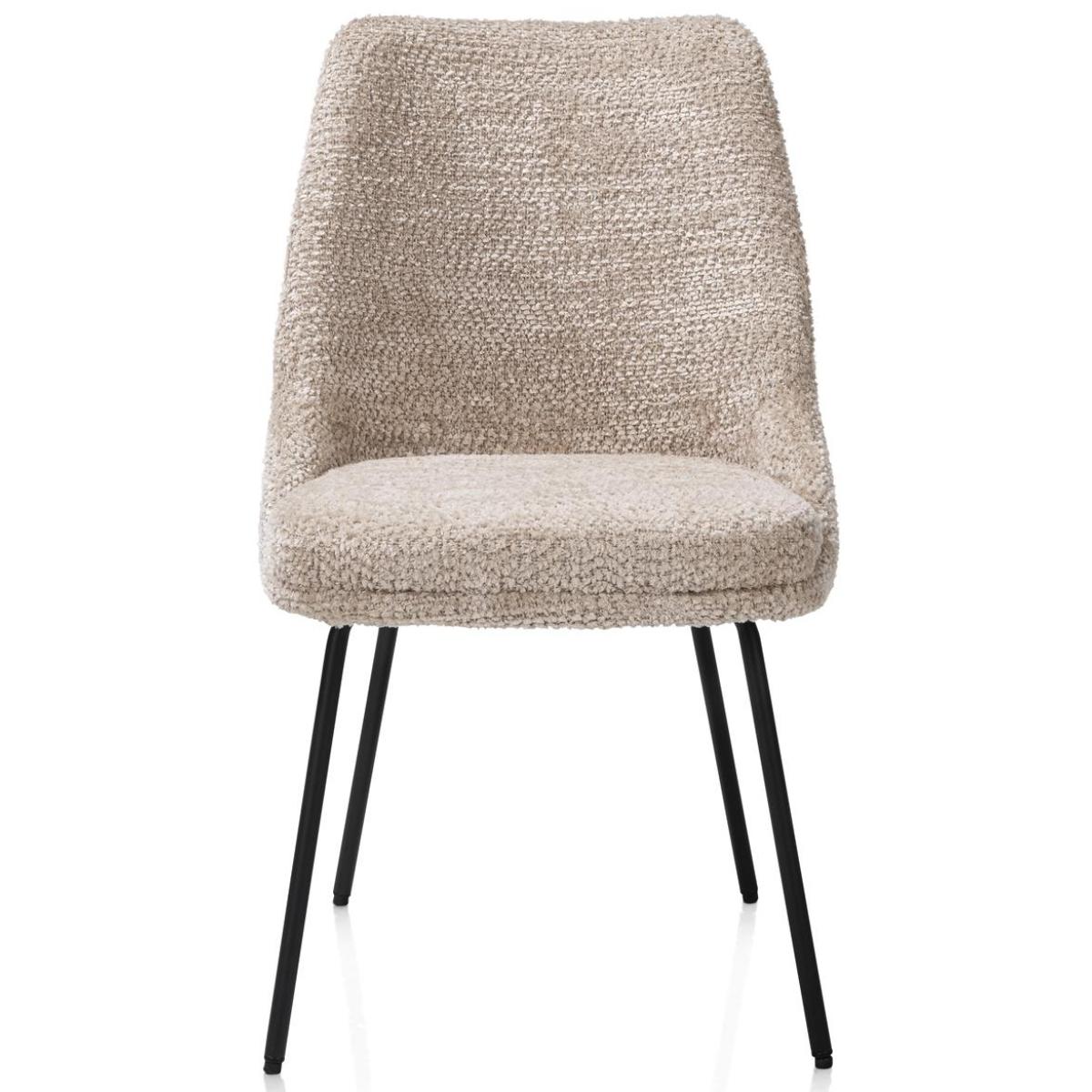 Chaise ISAAC Henders & Hazel Tissu DERBY Beige