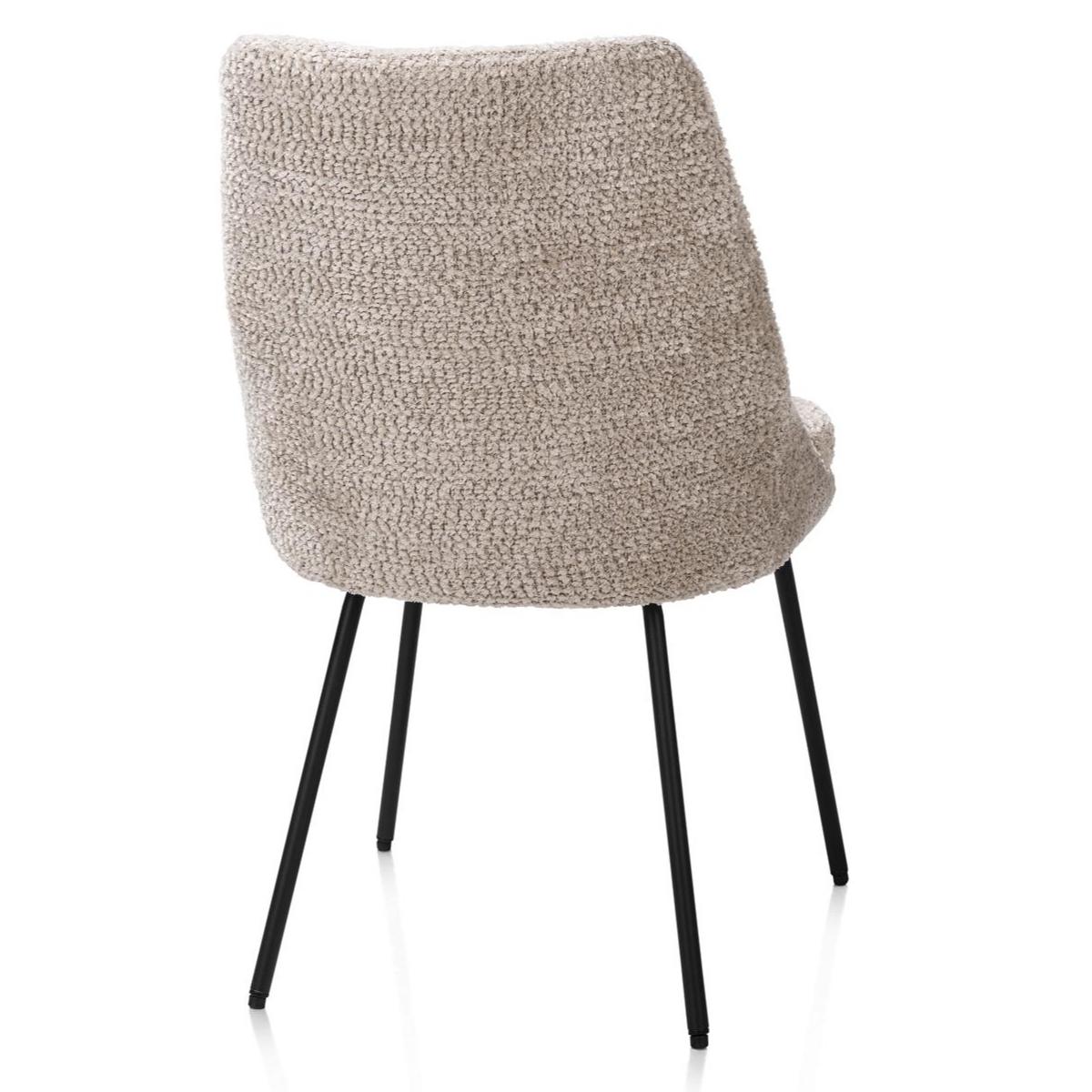Chaise ISAAC Henders & Hazel Tissu DERBY Beige