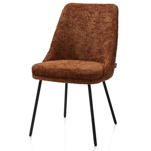 Chaise ISAAC Henders & Hazel Tissu DERBY  Cuivre