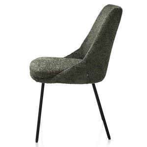 Chaise ISAAC Henders & Hazel Tissu DERBY  Verte