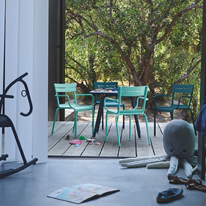 Chaise jardin enfant LUXEMBOURG KIDS Fermob blanc coton