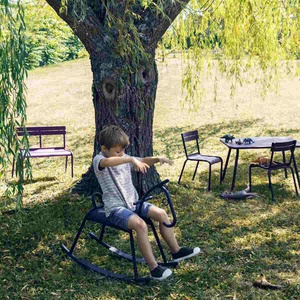 Chaise jardin enfant LUXEMBOURG KIDS Fermob gris argile
