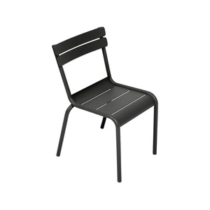 Chaise jardin enfant LUXEMBOURG KIDS Fermob noir réglisse