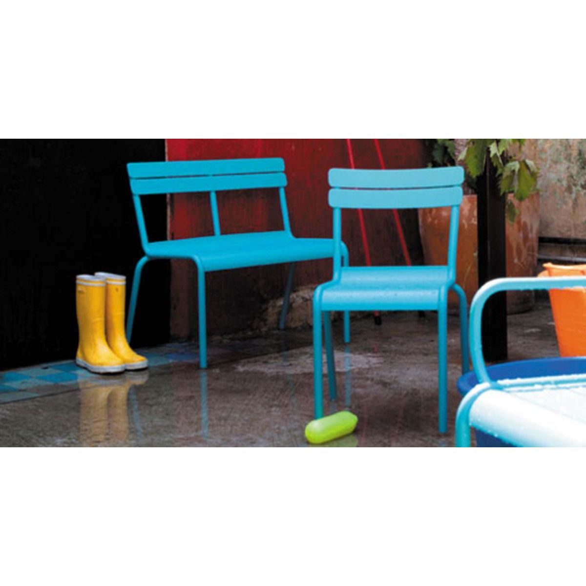 Chaise jardin enfant LUXEMBOURG KIDS Fermob rouge ocre