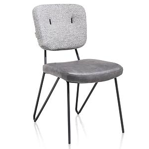 Chaise JUNE Xooon gris clair