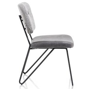 Chaise JUNE Xooon gris clair