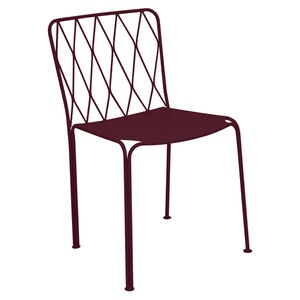 Chaise KINTBURY Fermob cerise noir