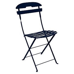 Chaise LA MÔME Fermob bleu abysse