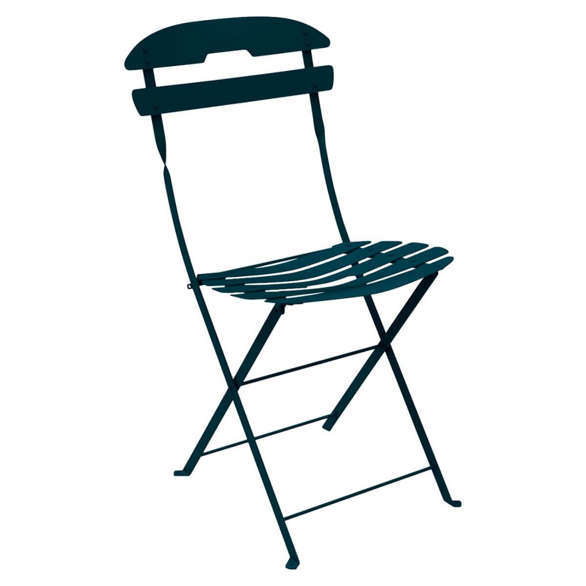 Chaise LA MÔME Fermob bleu acapulco